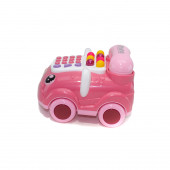 Sevimli Telefon Işıklı Sesli Klasik Telefon Pembe - 2