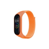 Xiaomi Mi Band 6 Mi Band 5 Akıllı Bileklik Uyumlu Hasır Kumaş Cırtlı Kordon Kayış - 12