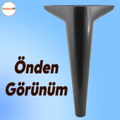 Aspen Lüks Mobilya Kanepe Koltuk Tv Ünitesi Konsol Yükseltici Ayağı Ayakları 24 Cm Siyah Ayak - 7