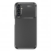 Galaxy A34 Kılıf Zore Negro Karbon Tasarım Silikon Kılıf thumbnail 4