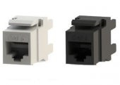 Ne-ad Cat6E Data Keystone Jack Siyah - 1