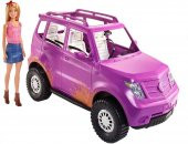 Barbie Bebek ve Suv Aracı GHT18 - 2