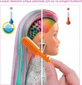 Barbie Leopar Desenli Saçlar Bebeği - 2