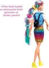 Barbie Leopar Desenli Saçlar Bebeği - 3