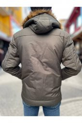 STAFF ÇIKARILABİLİR PELUŞ VE KAPÜŞONLU MONT - 2
