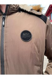 STAFF ÇIKARILABİLİR PELUŞ VE KAPÜŞONLU MONT - 9
