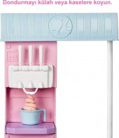 Barbie Dondurma Dükkanı Oyun Seti HCN46 - 3