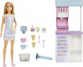 Barbie Dondurma Dükkanı Oyun Seti HCN46 - 1