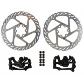 Asistan Bauer DB10 Mekanik Disk Fren Ön/Arka Set - 4
