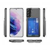 KNY Samsung Galaxy S23 Plus Kılıf Ultra Korumalı Şeffaf Kart Koymalı Ensa Kapak Şeffaf - 3
