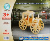 Ahşap Maket Araba 19 Parça Puzzle - 1