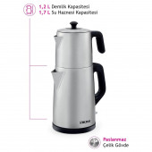 Altus AL 795-I Inox 1650 W Çelik Çay Makinesi - 3