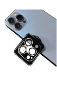 Apple iPhone 12 Pro Max Uyumlu CL-09 ​​​​Kamera Lens Koruyucu Kolay Takma Aparatlı - 5