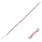 Nusnus Kadın Gümüş Bileklik Rose Gold ZRK 2160 11.80 GR - 1
