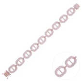 Nusnus Kadın Gümüş Bileklik Rose Gold ZRK 2160 15.10 GR - 1
