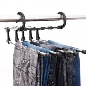 5li Pantolon Askısı Hareketli Dolap Içi Askı Sistemi - 4