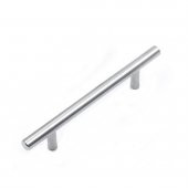 Alüminyum Paslanmaz İnox 224 mm Mobilya Boy Kulp Çap: 12 mm - 1