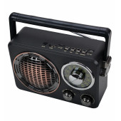 RADYO 1173BT Bataryalı Bluetooth Radyo Müzik Kutusu 25CM - 2