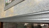 Renkli Duvarlar Düz Gri 8cm-117cm Kendinden Yapışkanlı Çıta Çerçeve Süpürgelik - 1