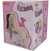 ARİNA BEBEK ARABASI 4 TEKER SARI - 4
