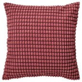 Kırlent Kılıfı Vişne Çürüğü Renk MeridyenDukkan 65x65 Cm Puantiye Temalı Ev Tekstili - 1