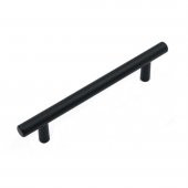 Alüminyum Paslanmaz Mat Siyah 160 mm Mobilya Kulp Çap:12 mm - 1