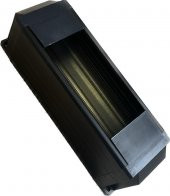 Avf  Büro Tipi Aleminyum Priz Kasası 6 Modül Boş Siyah thumbnail 1