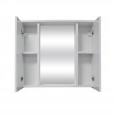 Karen Banyo Koza Banyo Dolabı Seti 80 Cm Beyaz Lavabo Dahil, Lavabolu 80 cm - 5