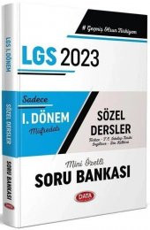 2023 8. Sınıf LGS Sözel Dersler 1. Dönem Soru Bankası Data Yayınları - 1