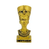 Dekoratif Antik Mısır Nefertiti Polyester Biblo 15cm thumbnail 1