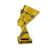 Dekoratif Antik Mısır Nefertiti Polyester Biblo 15cm thumbnail 2