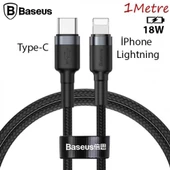 Baseus 18W 1 Metre Type-C To İPhone Lightning Şarj ve Data Kablosu, İpad ve İphone Ultra Hızlı Şarj - 10