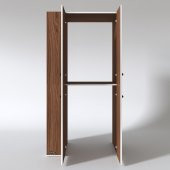 Kenzlife çamaşır-kurutma makinesi dolabı kapaklı fedyenka sol cvz 180*090*60 banyo arkalıksız thumbnail 3