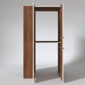 Kenzlife çamaşır-kurutma makinesi dolabı kapaklı foka sol cvz 180*090*60 banyo arkalıksız - 3