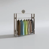 Kenzlife giysi dolabı casim 100*100*25 crd askılık ayakkabılık thumbnail 2