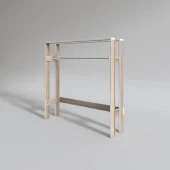 Kenzlife giysi dolabı casim 100*100*25 crd askılık ayakkabılık thumbnail 3