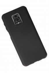 Xiaomi Redmi Note 9 Pro Kılıf Yumuşak Dokulu Silikon  - Siyah - 3