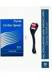 Pak Darou Minoxidil Saç Spray Forte 5 +saç Çıkarma Tarağı Titanyum Roller - 1