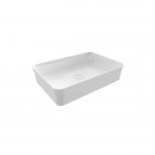 Bocchi Sottile Slim Tezgahüstü Lavabo 55x38 Beyaz 1476-001-0125 thumbnail 1