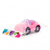 Oyuncak Araba Sevimli Araba Pembe Sürtmeli 25 Cm - 4