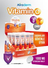 Miraderm C VİTAMİNİ 3 LÜ ETKİ 1000 MG 20 EFERVESAN - 1