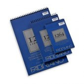 FABRIANO 1264 BLACK A4 - 200 GR - F-1264 SİYAH KAĞIT RESİM DEFTERİ - ÜST SPİRALLİ - 2