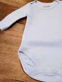 Düz Uzun Kollu Erkek Bebek Çıtçıtlı Body (BabyToo) - 6