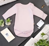 Düz Uzun Kollu Kız Bebek Çıtçıtlı Body (BabyToo) - 1