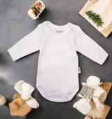 Düz Uzun Kollu Kız Bebek Çıtçıtlı Body (BabyToo) - 5
