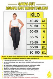 SAUNA SUIT Vücut Şekillendirici Toparlayıcı Ekstra Yüksek Bel Agraflı Termal Tayt - 2