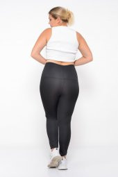 SAUNA SUIT Vücut Şekillendirici Toparlayıcı Ekstra Yüksek Bel Agraflı Termal Tayt - 7