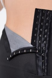 SAUNA SUIT Ekstra Yüksek Bel 3 Kademeli Agraflı Maksimum Terleten Termal Korse Şort - 5