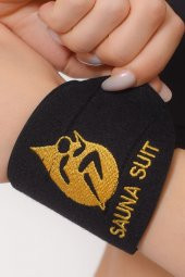 SAUNA SUIT Unısex Ayarlanabilir Cırtlı Spor Egitimi Egzersizleri Ve Agri Önleyici Bilek Bandi - 3