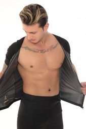 SAUNA SUIT Unisex Orijinal Termal Sauna Alt Üst Fermuarlı Kısa Kollu Tayt Terleme Eşofman Takımı - 2